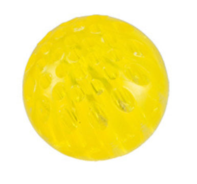 Solid purple pet toy ball with a high elastic honeycomb pattern, suitable for dogs and cats. - Image 7