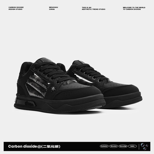 Tenis Plataforma Couple's Negro Estampado Estrella - Moda Urbana Coordinada - Image 6