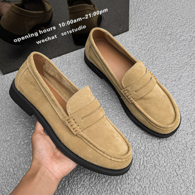 Zapatos Casuales Retro de Negocios para Hombre - Diseño Versátil sin Cordones - Image 7