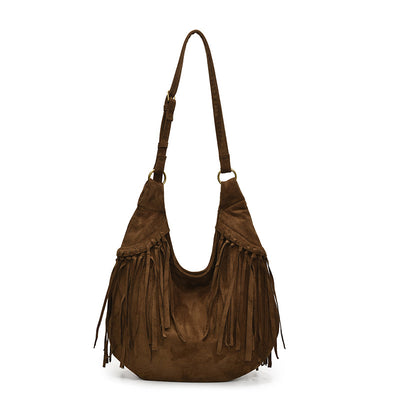 Bolsa Mensajera Retro de Gran Capacidad Tipo Dumpling para Otoño e Invierno - Image 6