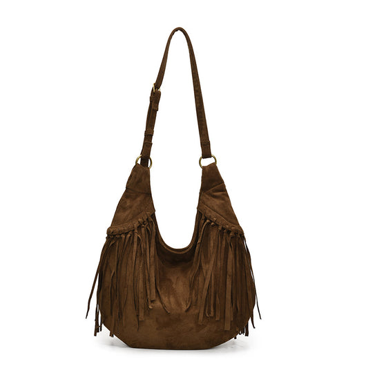 Bolsa Mensajera Retro de Gran Capacidad Tipo Dumpling para Otoño e Invierno - Image 6