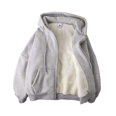 Suéter Hoodie Mujer Lana de Cordero Grueso y Cálido - Image 12