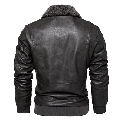 Chaqueta de Cuero Slim Fit para Hombre - Estilo Casual Moderno - Image 22