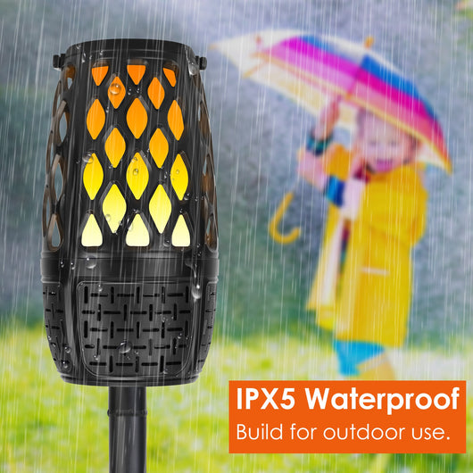 Parlante Inalámbrico 5.3 4 en 1 Impermeable IPX5 con Luces LED Tipo Fuego para Exterior - Image 4