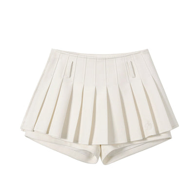 Falda Plisada Bordada Línea A para Verano - Image 5