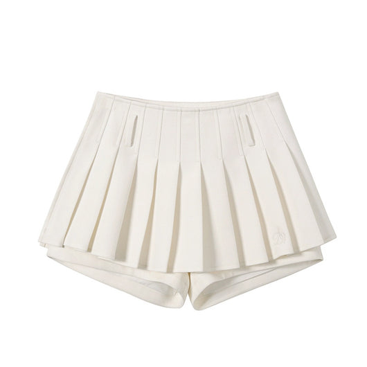 Falda Plisada Bordada Línea A para Verano - Image 5