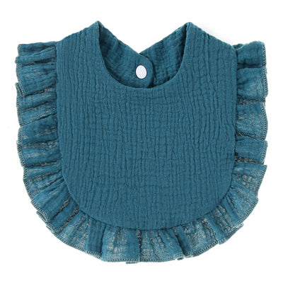 Babero de Gasa de Algodón con Encaje y Bolsillo Absorbente - Image 47
