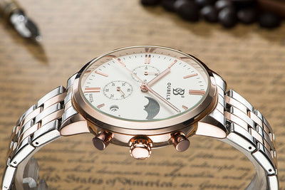 Reloj de Cerámica para Hombre con Diamantes - Diseño Coreano Resistente al Agua - Image 8