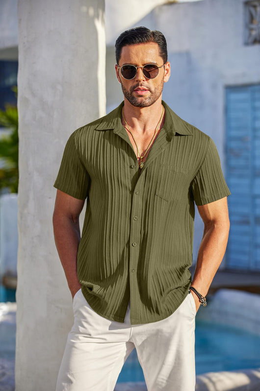 Camisa Polo Clásica de Manga Corta para Hombre - Image 25
