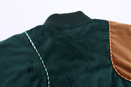 Chaqueta de Béisbol Terciopelo Bordado - Abrigo de Algodón Premium - Image 12