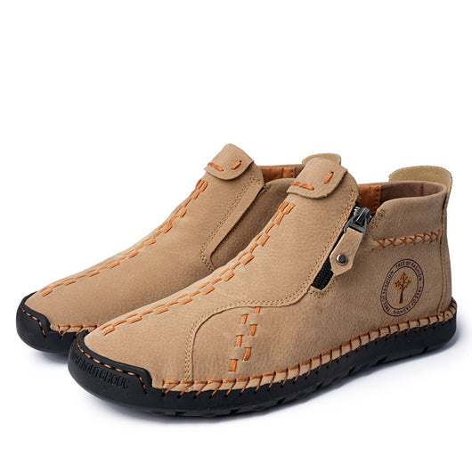 Botas Martin Hombre Caña Alta Suela Gruesa Estilo Moderno - Image 7