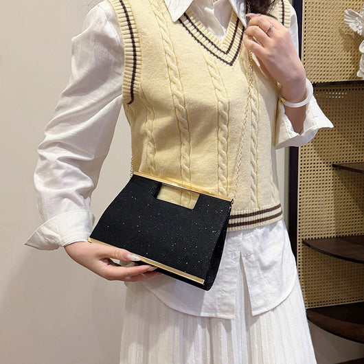 Bolso Mensajero Brillante para Mujer con Asa de Mano - Image 2