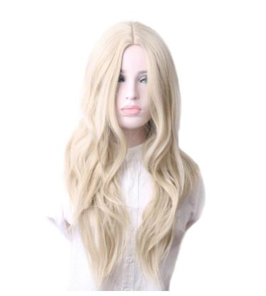 Peluca Ondulada Multicolor Estilo Cosplay - Cabello Largo y Voluminoso - Image 11