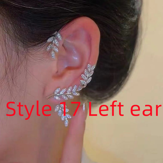 Aretes de Diamante Brillante con Clip Mariposa 2 en 1 - Image 42