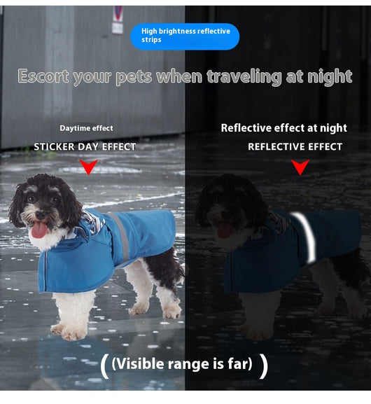 Poncho Reflectante para Perros con Diseño Cartoon y Tracción - Image 11