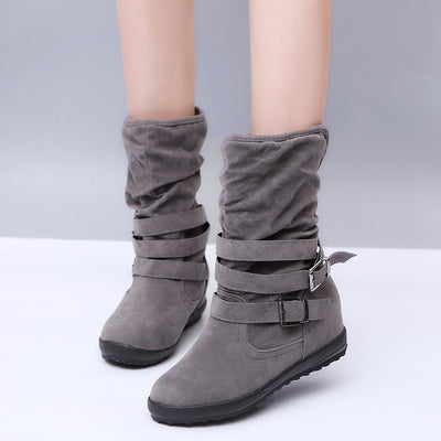 Botas de Algodón Forradas en Fleece con Doble Hebilla - Image 12