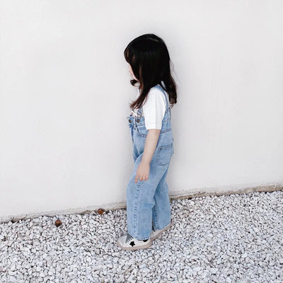 Jeans Anchos de Cintura Alta Estilo Coreano con Tiras - Image 16