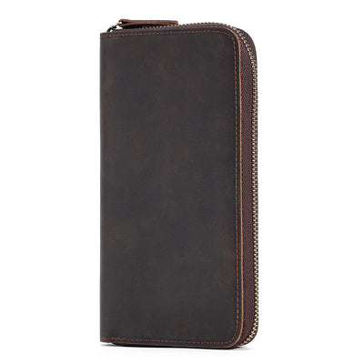 Billetera Larga de Cuero Genuino para Hombre con Bloqueo RFID - Image 9