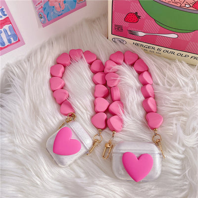 Funda Protectora Transparente para Auriculares con Cadena Decorativa - Image 12