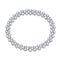 Pulsera de Lujo Canon: Plata S925 con Moissanita Premium y Baño de Platino