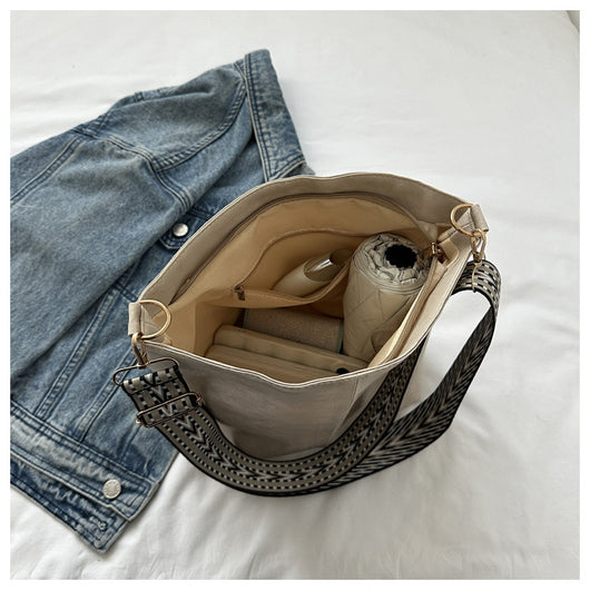 Bolso Bandolera Coreano con Correa Ancha para el Hombro - Image 36