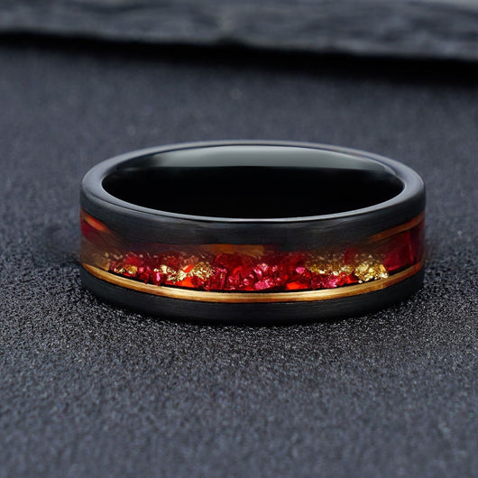 Anillo Vintage Oro Rosa para Hombre - Diseño Elegante - Image 7