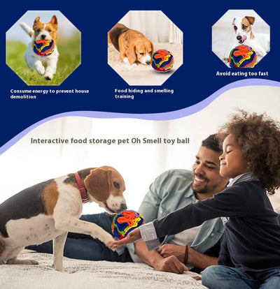 Pelota Interactiva Olfativa para Perros - Juguete Puzzle Multicolor - Image 22