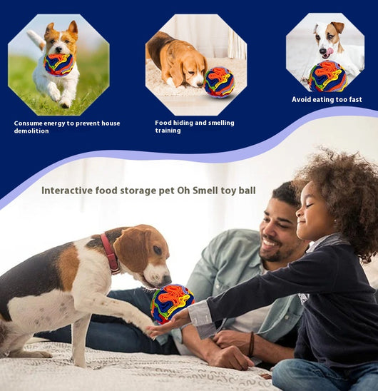 Pelota Interactiva Olfativa para Perros - Juguete Puzzle Multicolor - Image 22