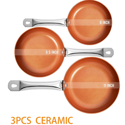 Sartén Antiadherente de Fondo Plano - Cocina sin Humo - Image 2
