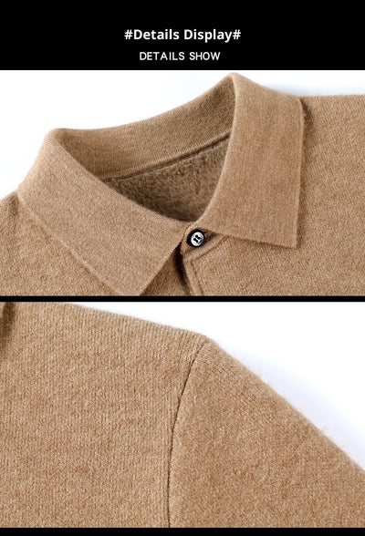 Polo Cuello Vuelto de Punto Manga Larga para Hombre - Image 32