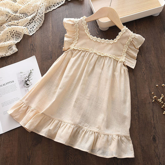 Vestido Niña Manga Volante Estampado Floral Verano - Image 32