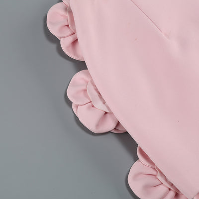 Blusa de Traje Elegante con Falda Floral Decorativa - Image 23