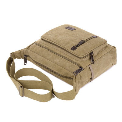 Bolsa Mensajera Retro Hombre con Diseño de Capas - Image 26