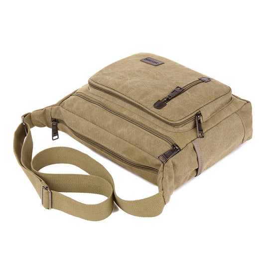 Bolsa Mensajera Retro Hombre con Diseño de Capas - Image 26