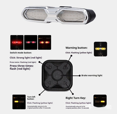 Luz Trasera Inteligente con Freno Automático para Bicicleta - Image 6