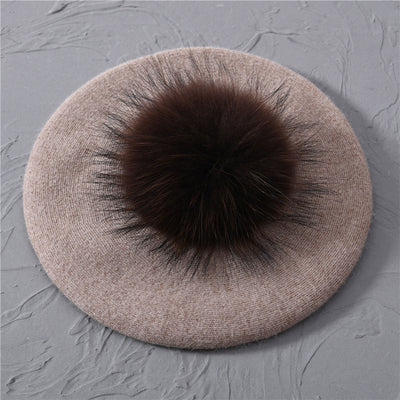Boina de Lana Tejida para Mujer - Estilo Casual Otoño Invierno - Image 8