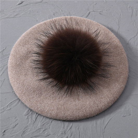 Boina de Lana Tejida para Mujer - Estilo Casual Otoño Invierno - Image 8