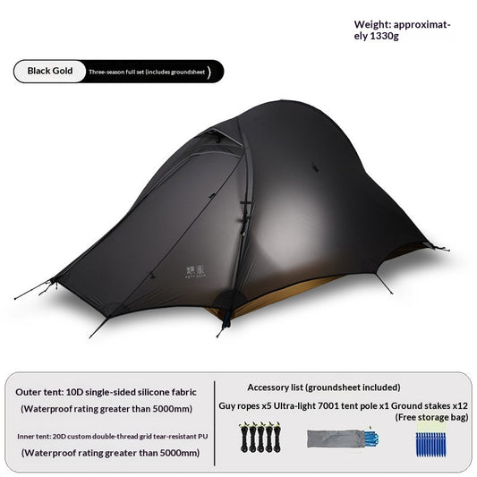 Tienda de Campaña Ligera Impermeable para Trekking y Cicloturismo - Image 2