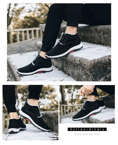 Zapatos Casuales Británicos de Algodón Resistente - Image 12