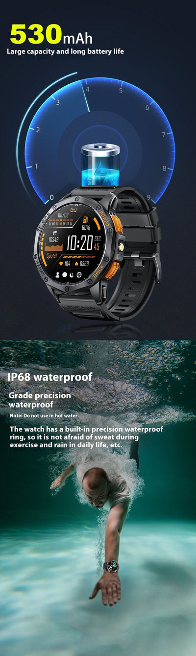 Reloj Inteligente K67 con Brújula, Llamadas Bluetooth y Pantalla AMOLED - Image 11