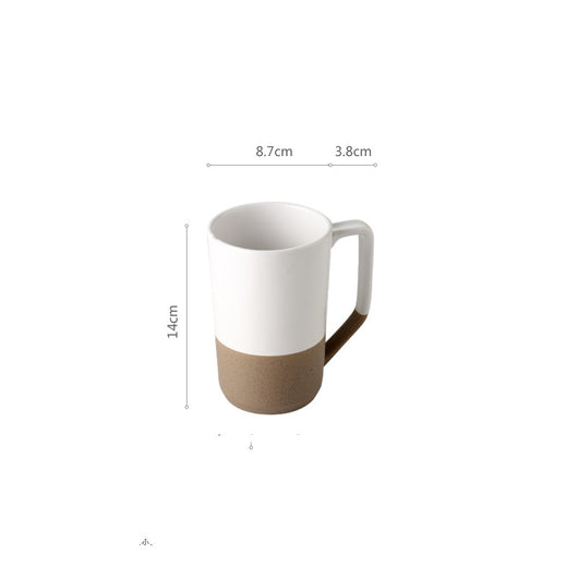 Taza Cerámica Retro Japonesa Grande con Tapa y Cuchara - Image 6