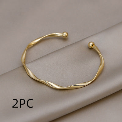 Pulsera Twisted Simple de Moda Contemporánea - Image 6
