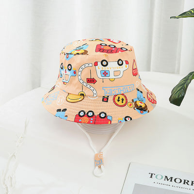 Gorro de Sol para Niño y Niña con Ala Ancha y Estampado de Dinosaurios - Image 13