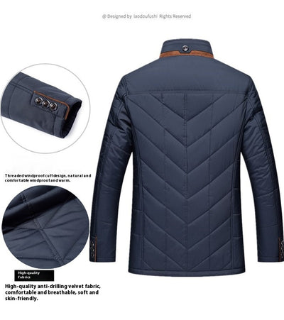 Abrigo Acolchado Térmico para Hombre Adulto - Chaqueta de Invierno con Algodón - Image 16
