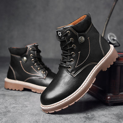 Botas Martin Altas Estilo Británico - Zapatos de Trabajo y Casual Premium - Image 14