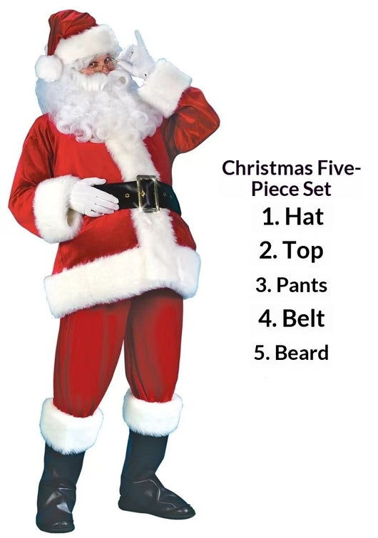 Disfraz de Papá Noel Clásico Talla Grande y Reforzado - Image 9