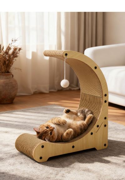 Árbol Rascador Multicapa para Gatos con Cartón Corrugado - Image 9