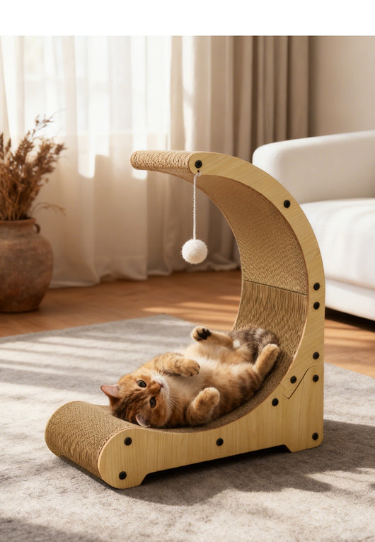 Árbol Rascador Multicapa para Gatos con Cartón Corrugado - Image 9