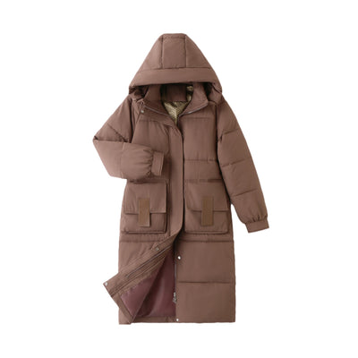 Abrigo de Algodón Grueso Overknee Suelto Premium para Invierno - Image 5