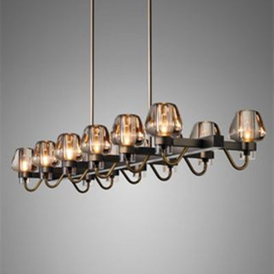 Lámpara Colgante de Cobre y Cristal - Diseño Moderno y Elegante - Image 9
